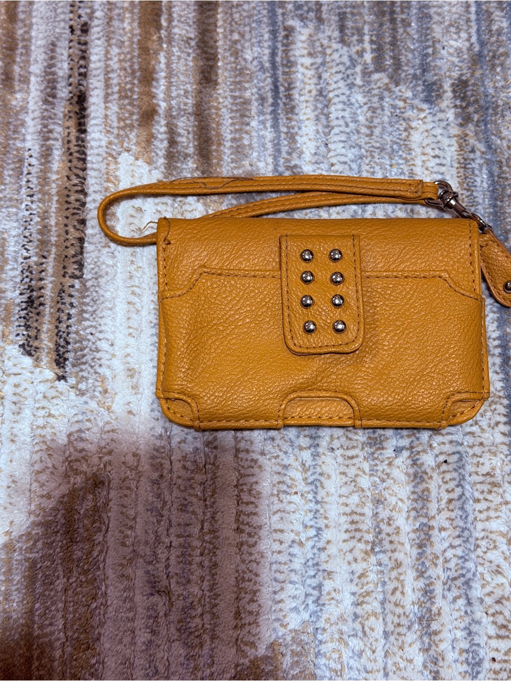 Women's Mustard Yellow Wristlet Wallet - Unbranded